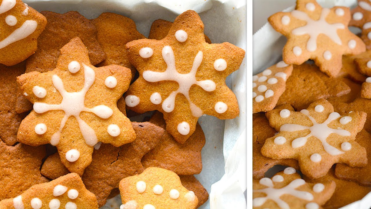 Galletas De NAVIDAD Fáciles * Cómo Hacer Galletas De JENGIBRE Y Canela ...