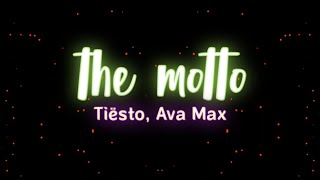 Tiësto, Ava Max - The Motto (8D audio)