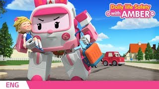🚨 Daily life Safety with AMBER  | EP 01 - 04 | Robocar POLI | Kids animation