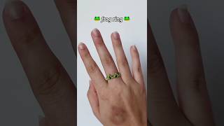 Frog 🐸 beads ring tutorial #beadedring #beadwork #beadedbracelet #beads #tutorial #beading