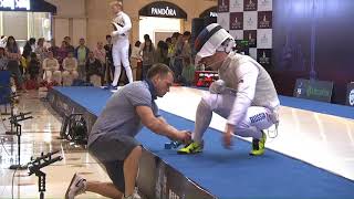 Shanghai GP 2018 Men's Foil Semi Final 2   Safin RUS vs Imboden USA