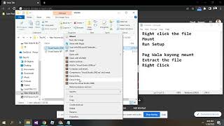 Visual studio 2008 (how to mount and extract)