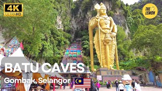 Batu Caves Walking Tour 272 Rainbow Staircase | Kuala Lumpur Attractions | Gombak Malaysia [4K HDR]