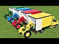 TRANSPORT OF COLORS ! MINI URSUS TRACTORS TRANSPORT with MERCEDES TRUCKS ! Farming Simulator 22