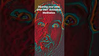 Opening your eyes after DMT Activation Meditation