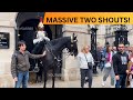 Massive Two Shouts Scared Her to the Core! You Won't Believe Her Reaction! Epic Moments Horse Guards