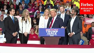 JUST IN: Trump Invites His Children Onstage At Final Campaign Rally In Grand Rapids, Michigan