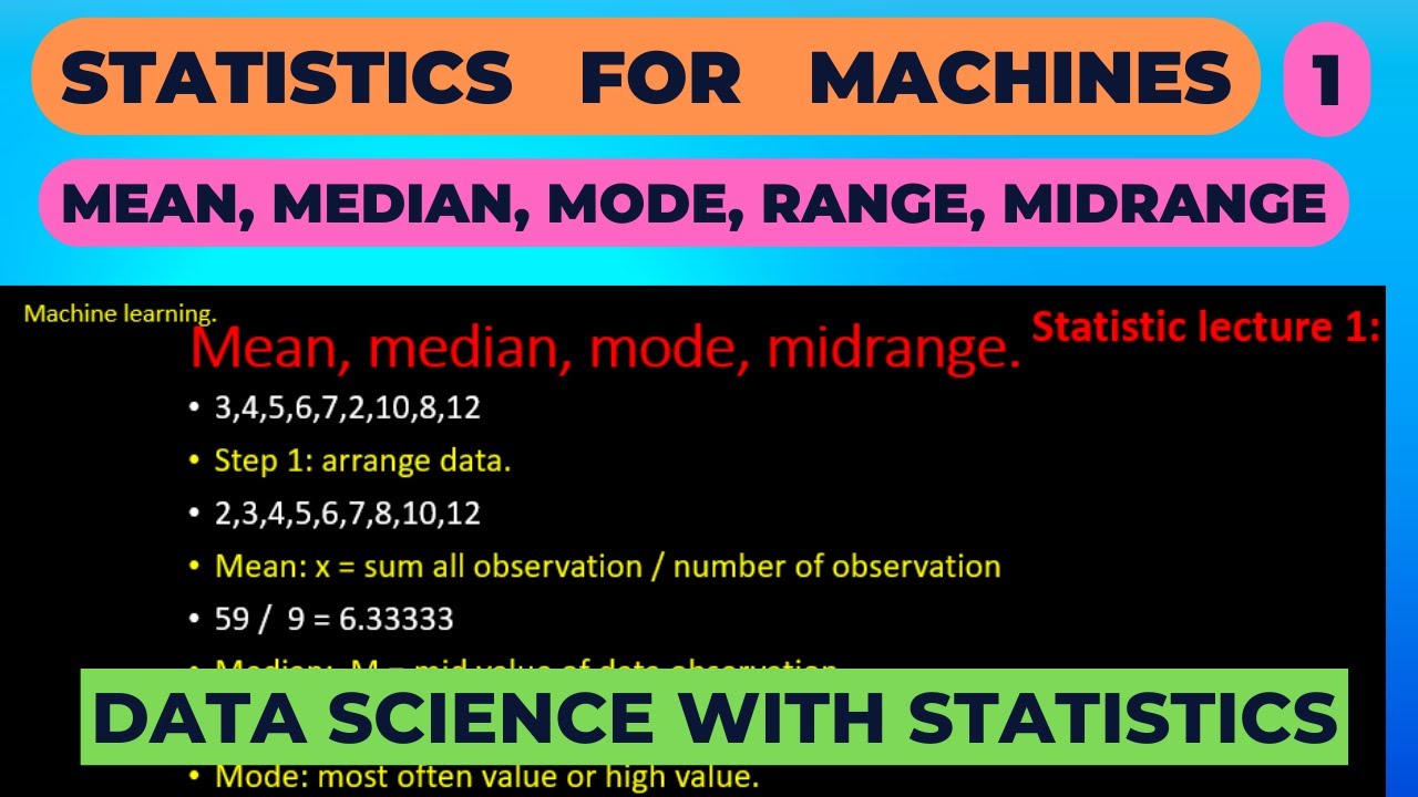 Mean, Median, Mode, Range, Midrange - How To Find Mean, Median, Mode ...