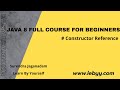Constructor Reference || Constructor reference using  | Java 8 features for Beginners