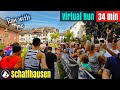 Schaffhausen City Run 🇨🇭 Switzerland Wonderland | Treadmill Running | Virtual Run #96