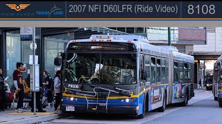 TransLink 2007 NFI D60LFR /8108/ route 3 (Ride Video)