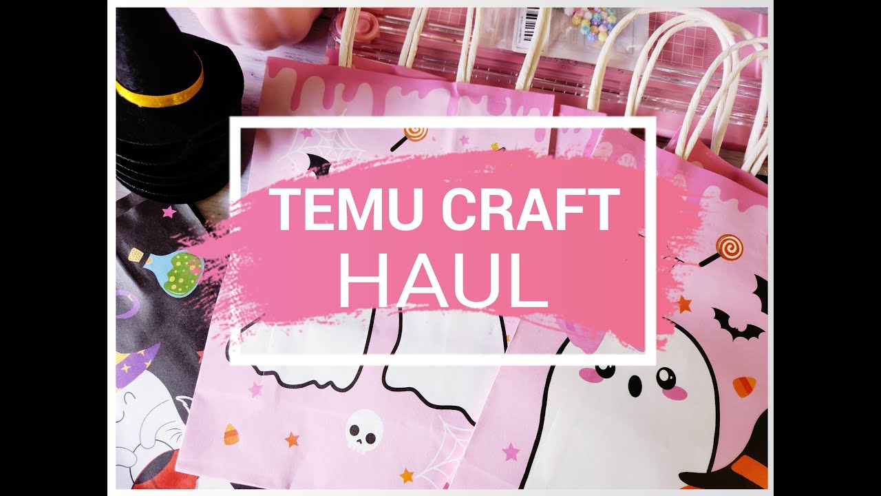 Temu Craft Supply Haul Youtube