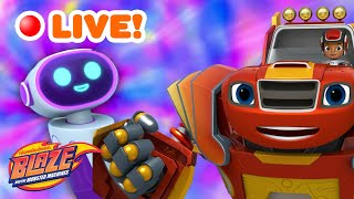 🔴LIVE: Blaze Robot Rescues, Adventures & Games MARATHON! w/ Megabot | Blaze and the Monster Machines