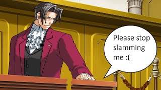 Edgeworth Breaks the Desk (objection.lol)