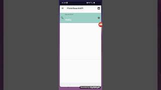 Flickr Search API app