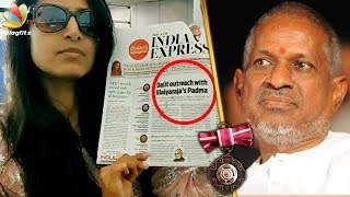 Kasthuri spits on the newspaper that insulted Illayaraja | Latest Tamil Cinema News