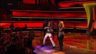 Lauren Alaina sings "Flat On The Floor" (first song) - American Idol 2011 - Top 5