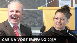 Carina Vogt Empfang 2019 ⭐ 5. WM-Gold | Ski WM 2019