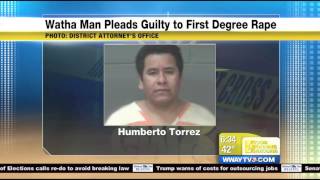Watha man going to prison after pleading guilty to rape