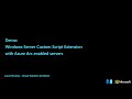 Windows Server Custom Script Extension with Azure Arc enabled servers