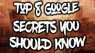 Top 8 Google Secrets/Easter Eggs 2016!
