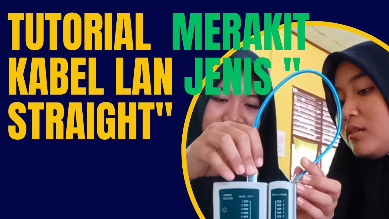 Cara Membuat Kabel LAN Jenis Straight Dengan Benar - YouTube