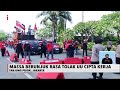 Menolak UU Ciptaker, Unjuk Rasa dari Tanjung Priok akan Menuju Istana - iNews Siang 20/10