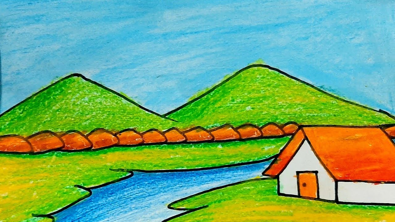 Easy Scenery Drawing Ideas For Beginners Design Talk