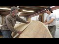 Building the 23' V-Bottom Skiff - Episode 14: Second layer of bottom planking