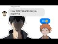 Haikyuu group chat 