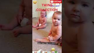 Twins Baby Collection | Cutest Twins Baby #youtubeshorts #babylaughing #babytwins