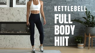 Killer FULL BODY HIIT // Kettlebell (or Dumbbell) Workout