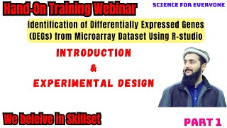 Microarray data analysis using R-programming | WEBINAR | PART1