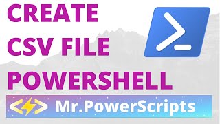 Create CSV files from objects in Powershell