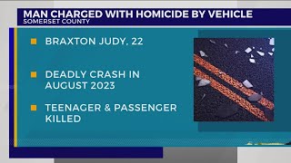 Somerset man faces homicide charges for 2023 crash