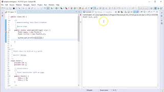 Spring 2019 CSC 143 Review of Chapter 8 Java Class Creation