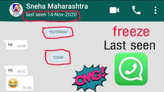 New Update!!! How To Freeze Last Seen on Whatsapp Hide Last Seen on Whatsapp