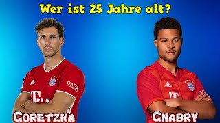 Wie alt ist der Bundesliga Fußballer? - Fußball Quiz 2021