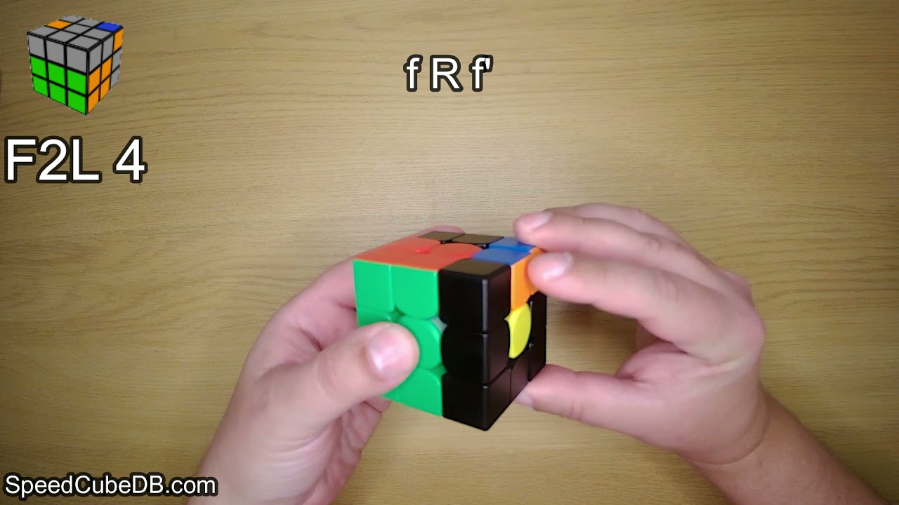 F2l Algorithms Br Slot F2l 4 Youtube