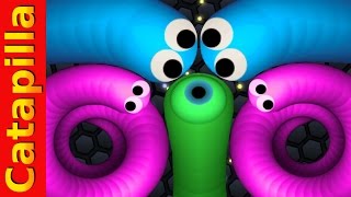 Slither.io Gameplay Funny Moments. Epic Multiplayer Slitherio.