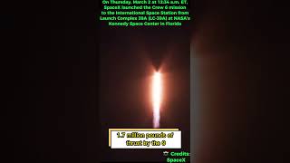 Falcon 9 by SpaceX launches Crew 6 #shorts #viral