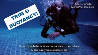Swim Adjusting for Trim and Buoyancy Skill - PADI Open Water Diver Course • Scuba Diving Tips