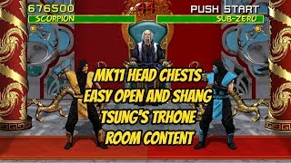MK11 - How to Easily Open Head Chests in the Krypt and Shang Tsung's Throne Room Content
