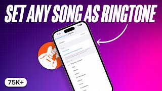 How to Set any Song as Ringtone on iPhone for Free 2022 (No Computer Required)