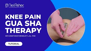 Gua Sha Therapy for Knee Pain Relief: Expert Demonstration by Dr. Constance Bradley L.Ac. PhD