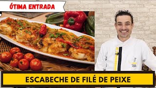 ESCABECHE DE FILÉ DE PEIXE