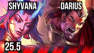 SHYVANA vs DARIUS (TOP) | NA Master | 25.5