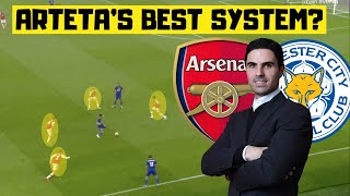 Has Arteta found his best system? Arsenal's new 3-4-3 tactics explained | Arsenal 1-1 Leicester
