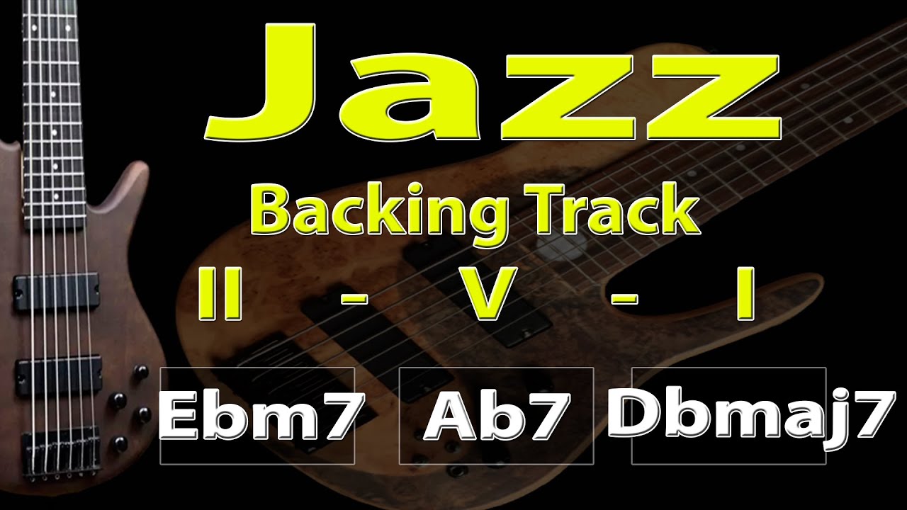 Ebm7 Ab7 Dbmaj7 Backing Track Jazz 130bpm - YouTube