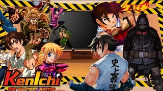 ✨🍹 Personajes De Kenichi Reaccionan Al Rap Del Último Ronin ✨ ( Kenichi Es Michelangelo ) 🥂🍹